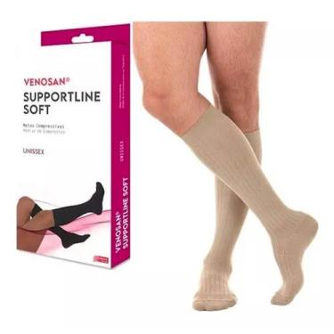 Imagem de Meia Prevenção Supportline Soft Viagem 3/4 18-22 - Venosan Tamanho:MCo