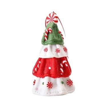 Imagem de Enfeite de Anjo de Natal em Cerâmica - Pingente para Decoração de Jard