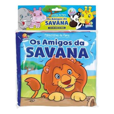 Imagem de Palavrinhas De Pano Ii: Amigos Da Savana, Os - TODOLIVRO, Sortido
