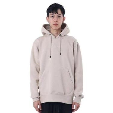 Imagem de Moletom Champion Felpado c/ Capuz Script Bege-Masculino