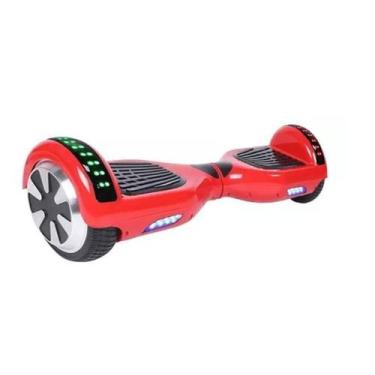 Imagem de Hoverboard Skate Elétrico 6.5 Led Bluetooth Vermelho - Brinovar