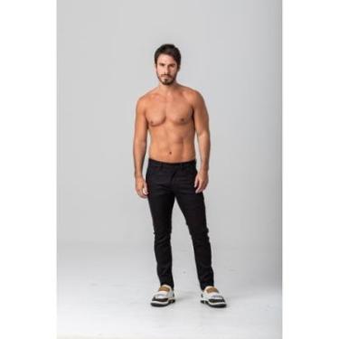Imagem de Calça Skinny Sarja Masculina Rock e Soda-Masculino
