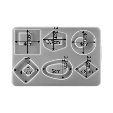 Imagem de Molde De Silicone Em Forma De Coração, Folha E Lua Para Resina Epóxi, 