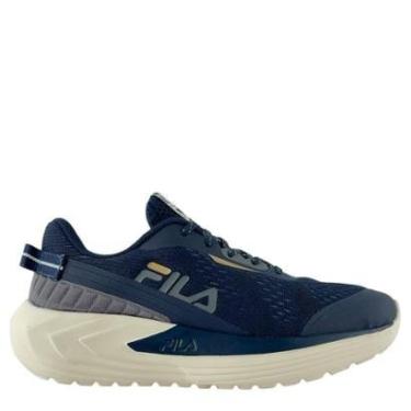 Imagem de Tênis Fila Diffusion Feminino Esportivo Marinho Bege-Feminino