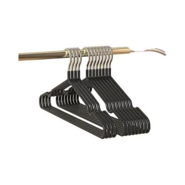 Imagem de Cabides De Metal Grossos Antiderrapantes Para Uso Doméstico, Sem Marca