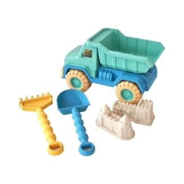 Imagem de Conjunto De Brinquedos De Areia Para Praia Para Crianças, Grande Pá De