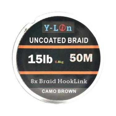 Imagem de Linha De Pesca Camuflada De 50m Com 8 Fios, 25-35LB, Linha Trançada Ma