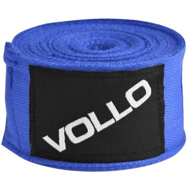 Imagem de Bandagem Elástica 3M para Artes Marciais Azul Vollo VFG137