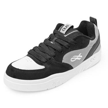 Imagem de Tênis Ous Fluente PRT Branco Cinza Essencial-Masculino