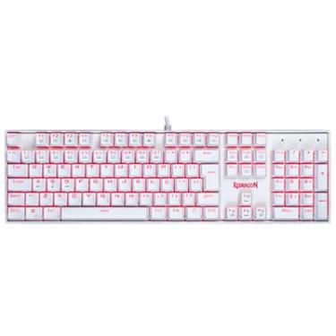 Imagem de Teclado Mecânico Gamer Redragon Mitra, LED Vermelho, Switch RED, Anti-ghosting, Teclas Flutuantes, ABNT2