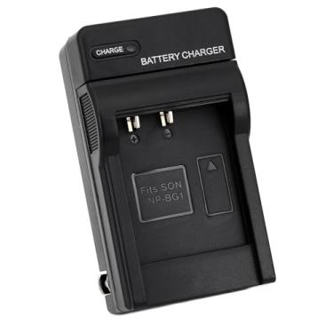 Imagem de Norifon NP-BG1 Carregador de parede para Sony Cyber-shot DSC-H50 DSC-H55 DSC-H70 DSC-H90 DSC-HX30V DSC-HX5V DSC-HX7V DSC-HX9V DSC-W150 DSC-W290 DSC-W230 DSC-W220 DSC-W200 DSC-W300 com plugue dobrável