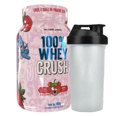 Imagem de Whey Concentrado Strawbear 900g Coqueteleira - Under Labz