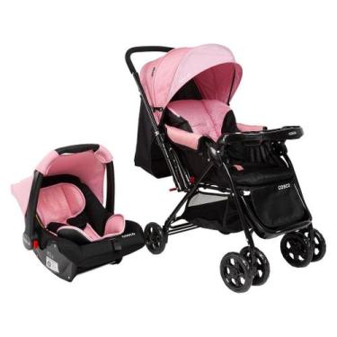 Imagem de Carrinho de Bebê Alça Reversível com Bebê Conforto Cosco Kids Travel S