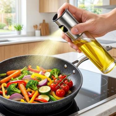 Imagem de Spray Borrifador de Vidro Azeite Vinagre - Pulverizador Premium Culiná