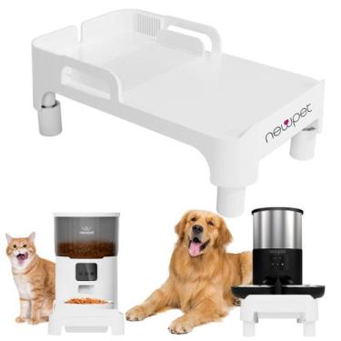 Imagem de Comedouro Elevado Personalizado para Cachorro ou Gato  Newpet  Base Er