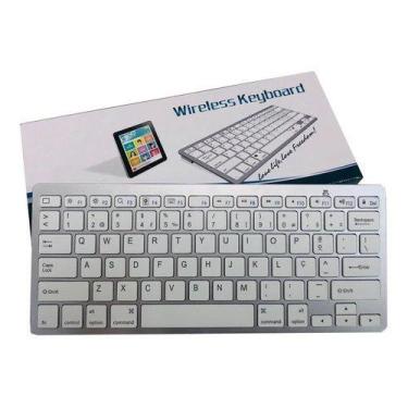 Imagem de Teclado Bluetooth Keyboard Sem Fio Para Computador Notebook Tablet e S