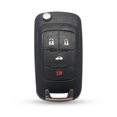 Imagem de Carcaça Chave Canivete Oca 4 Botões Chevrolet Prisma (novo), Onix, Cru