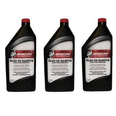 Imagem de Kit 3X Óleo Para Rabeta De Motor De Centro Mercury Sae90 - Mercury Mar