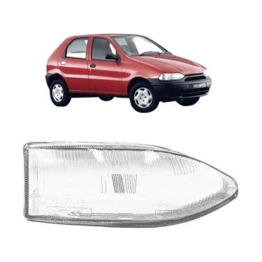 Imagem de Lente Farol Palio 1996 97 98 99 2000 Vidro - - LIGHTWAY