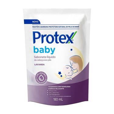 Imagem de Sabonete Líquido Protex Baby - 180ml da Cabeça aos Pés Refil Lavanda