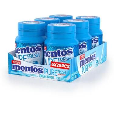 Imagem de Goma de Mascar Mentos FRESH MINT 56G 28 Gomas DP.C/06