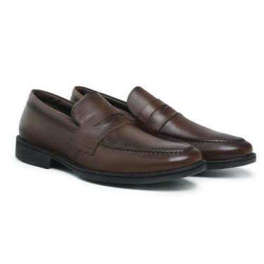 Imagem de Sapato Social Casual Masculino Loafer Em Couro Premium - Fabrica, Masc