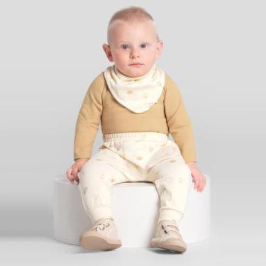 Imagem de Conjunto bebê unissex de animais Brandili Baby, G, Amarelo