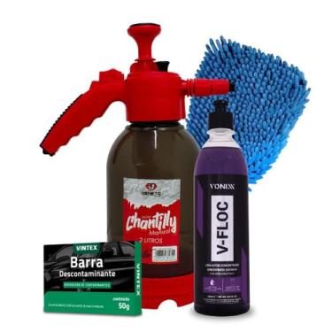 Imagem de Vonixx Snow Foam Veneto V-Floc Shampoo Clay Bar Barra Descontaminante 