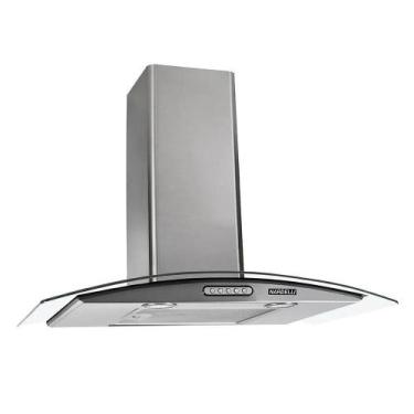 Imagem de Coifa De Parede Nardelli Vidro Curvo Duto Slim 70cm Inox 110V, 110V