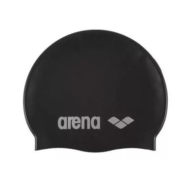 Imagem de Touca Para Natação Classic Silicone Arena, Preto