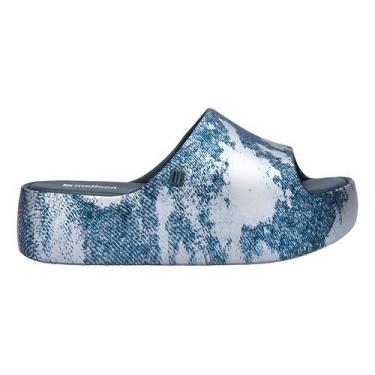 Imagem de Melissa Free Platform Slide Denim Original 36149, Azul jeans, 35