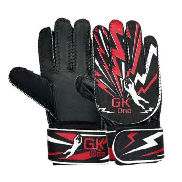 Imagem de Luva de Futebol Infantil GK One, Vermelho, G