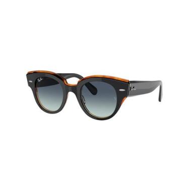 Imagem de Óculos de Sol Feminino Ray-Ban RB2192 1322/41 47 Roundabout, Preto