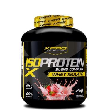Imagem de Whey Protein Isolado Iso Blend Complex 2Kg - XProNutrition, Morango