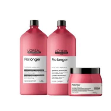 Imagem de Kit Loréal Pro Longer Shampoo+ Condicionador+ Máscara Gd - Loréal Prof