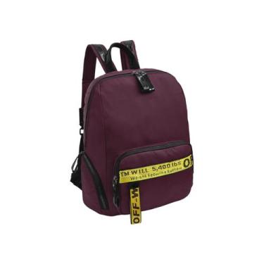 Imagem de Mochila costas feminina reforçada escola trabalho - Arara Dourada, Vin