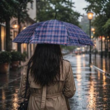 Imagem de Guarda-chuva sombrinha grande reforçado proteção solar - KAZA TEM IMPO