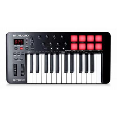 Imagem de Teclado Controlador M-Audio OXYGEN25V 25 Teclas Semi-Pesadas com After