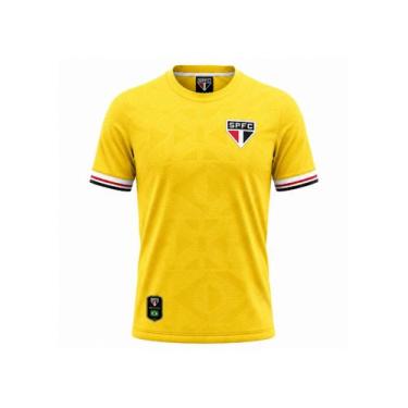 Imagem de Camisa São Paulo Especial Brasil Amarelo - Infantil Tamanho:12Cor:Amar
