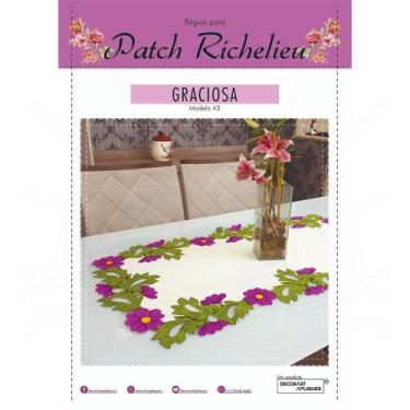 Imagem de Régua para Patch Richelieu Márcia Caires Modelo 43 - Graciosa - Decora