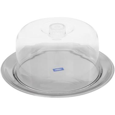 Imagem de Conjunto para Queijo Inox Brinox Petunia - 2 Peças