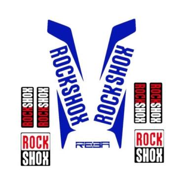 Imagem de Adesivos De Vinil Impermeáveis Para Suspensão De Moto MTB Rockshox REB