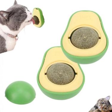 Imagem de Brinquedo Para Gatos Catnip Erva Do Gato Bolinha Giratória Formato Aba