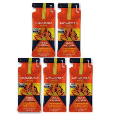 Imagem de Gel Carbo Mombora Kit 5X C/ Cafe 30g Mocha, Cacau e Café Sabor:Mocha, 