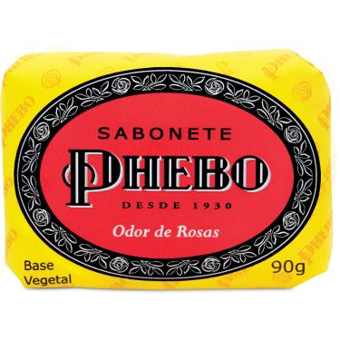 Imagem de Sabonete em Barra Odor de Rosas Glicerina 90g - Phebo