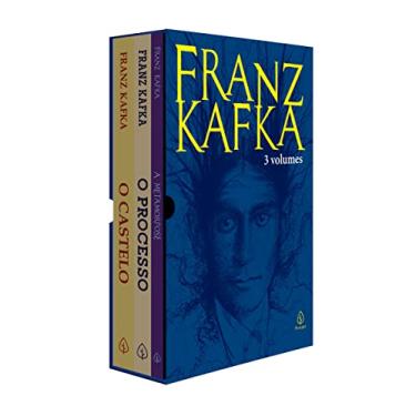 Imagem de Box Franz Kafka com 3 livros, bloco de anotações e marcador de páginas