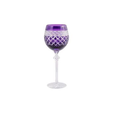 Imagem de Taça para Vinho Lodz Crystals Nowy Roxo 400 ml - Cada