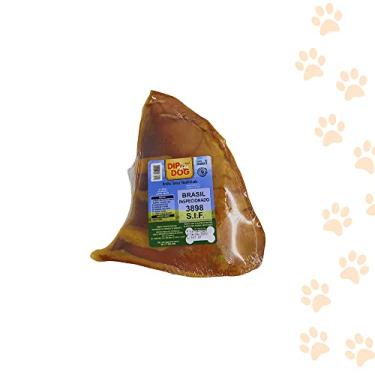 Imagem de Mordedor Orelha Suína Natural Pra Cachorros Unidade Dip Dog