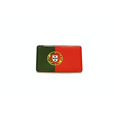 Imagem de Adesivo resinado da bandeira de Portugal 9x6 cm
