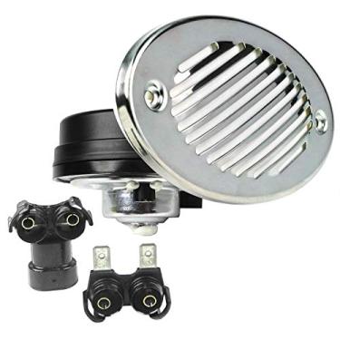 Imagem de Seachoice 14571 Buzina de barco escondida – Padrão ABYC e NMMA – Tampa de aço inoxidável